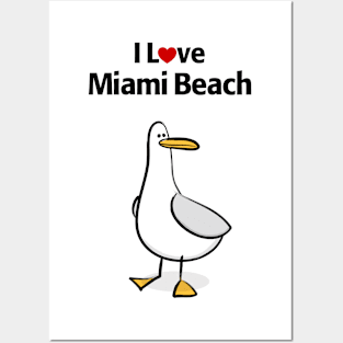 I Love Miami Beach Posters and Art